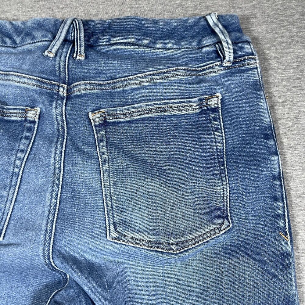 Good American Flare Jeans Womens 12/31 (28x32) Blue Flared Mid Rise Denim - Picture 7 of 10